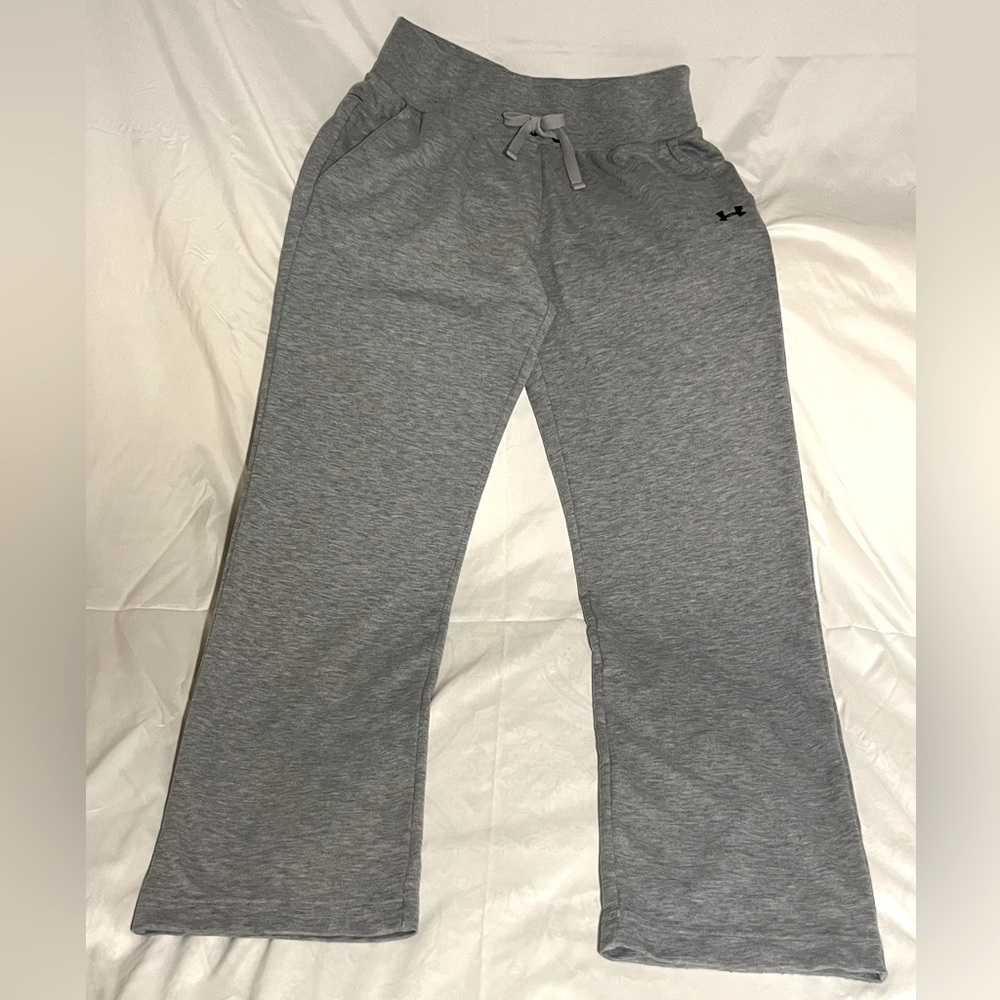 Women's UA Rival Fleece Pants Size M black/gray